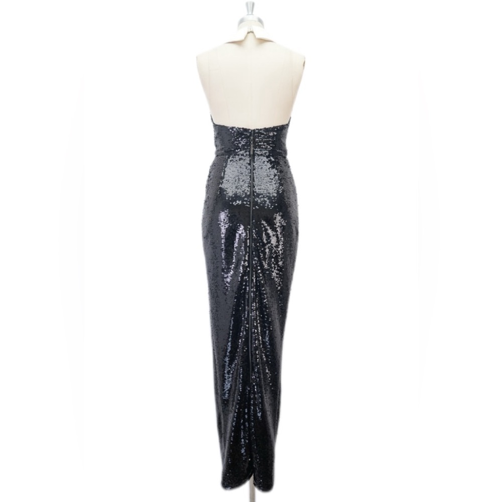 NWOT Bronx and Banco Wednesday Sequin Halterneck Maxi Dress Elegant - Picture 10 of 17